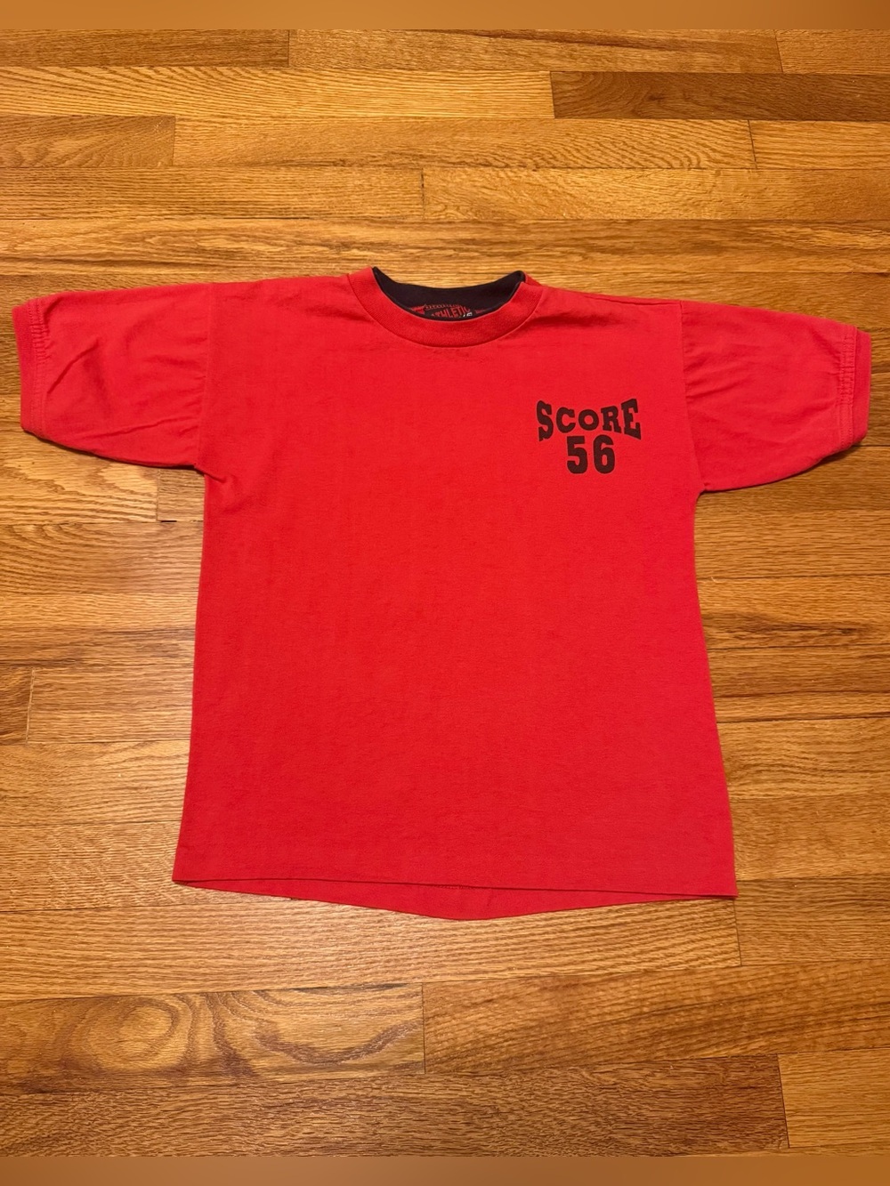 Athletic Works Vintage Boys T Shirt Medium 8-10 80s 90s Sports Red Ringer Shirt